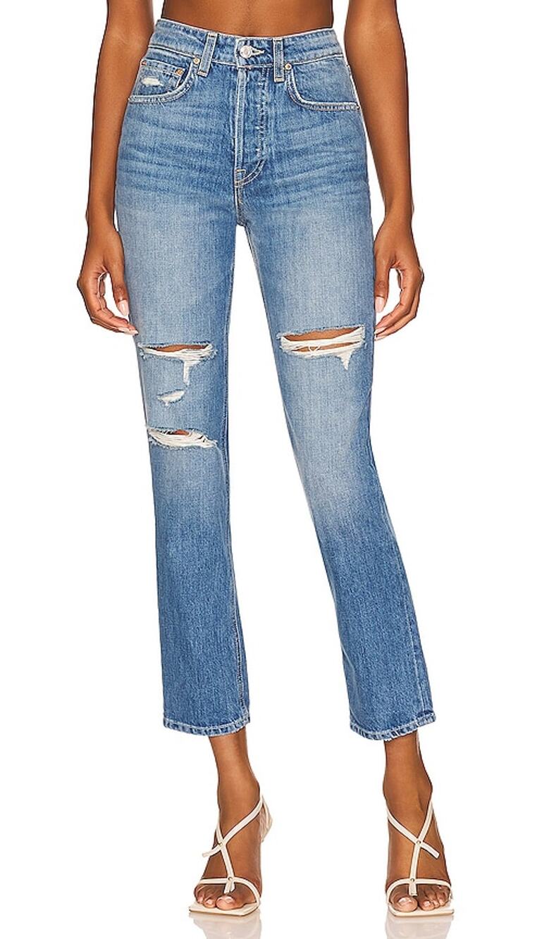 Grlfrnd Distressed Sedona Karolina Denim Jeans Size 25